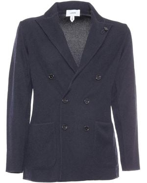 Lardini Doppelreihiges Sakko - Blau