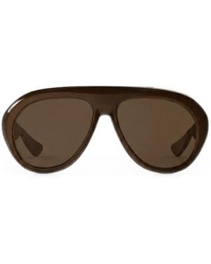 ROTATE BIRGER CHRISTENSEN Lunettes De Vue À Monture Pilote - Brown