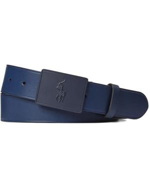 Polo Ralph Lauren Leather Belt - Blue