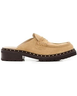 Golden Goose Mules Con Borchie - Bianco
