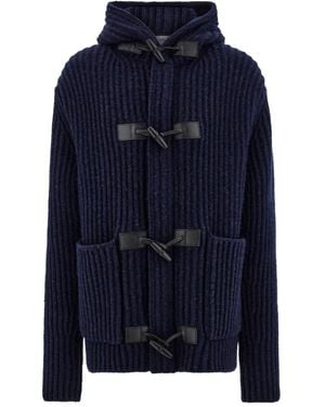 Ferragamo Duffle-Coat À Capuche - Blue