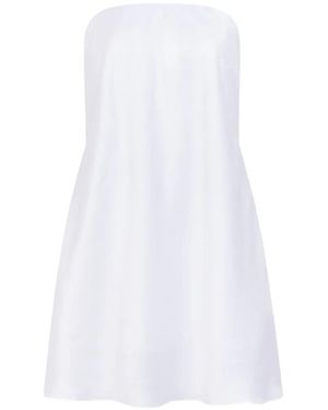 CAYET Demi Strapless Mini Dress - White