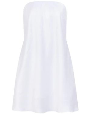 CAYET Demi Strapless Mini Dress - White