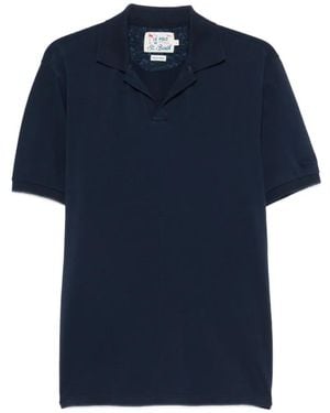 MC2 Saint Barth Cotton Elastane Charles T-Shirt - Blue