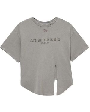 Musium Div. Cotton T-Shirt - Gray