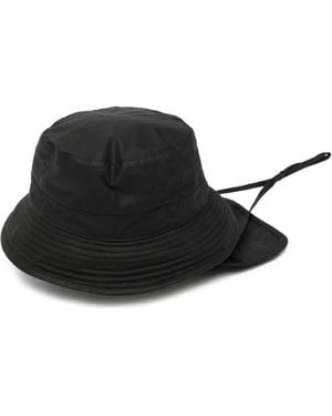 Kaptain Sunshine X Barbour Caped Bucket Hat - Black