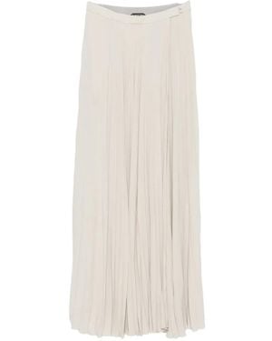Tom Ford Pleated Maxi Skirt - White
