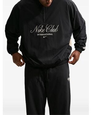 Nike Club 1/2 Zip Jacket - Black
