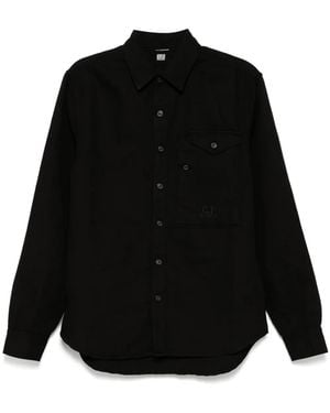 C.P. Company Long Sleeves Shirt - Black