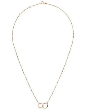 Daniel Wellington Collar Con Colgante Interlocking Circle - Blanco