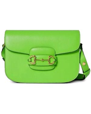 Gucci Small Horsebit 1955 Shoulder Bag - Green