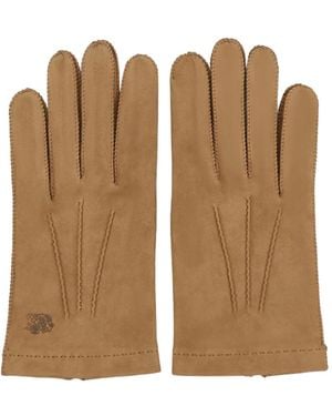 Lottusse Gants Geneve En Daim - Brown