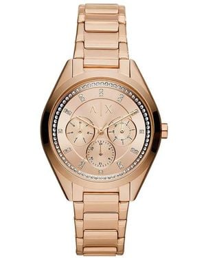 ARMANI EXCHANGE クロノグラフ 38mm 腕時計 - ホワイト