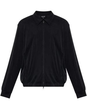 Giorgio Armani Jacke Mit Reißverschluss - Blau