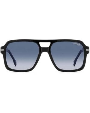 Carrera Gafas De Sol Con Doble Puente - Azul