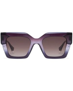 Gigi Studios Kendal Geometric Acetate Sunglasses - Purple