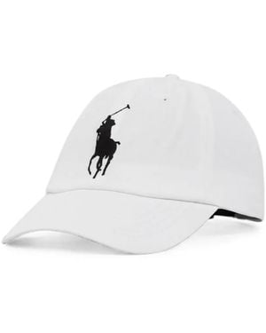 Ralph Lauren Logo-Detail Baseball Hat - White