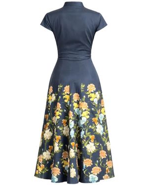 sachin & babi sierra satin midi dress Anthropologie Sachin & Babi Sierra V-Neck