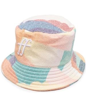 forte_forte Jaquard Bucket Hat - Blue