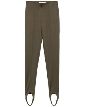 Frankie Shop Leggins Caserta Con Bajos Fuseau - Verde