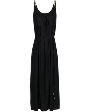 Lenny Niemeyer Chain-Strap Midi Dress - Black