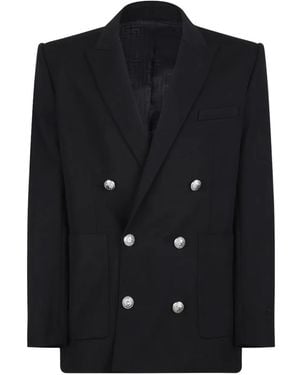 Balmain Double-Breasted Blazer - Black