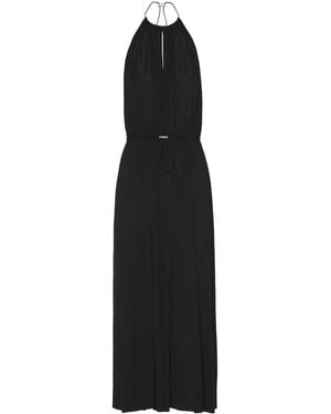 Miu Miu Organzine Halterneck Dress - Black