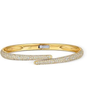 Kwiat Cobblestone Diamond Crossover Bangle - Metallic