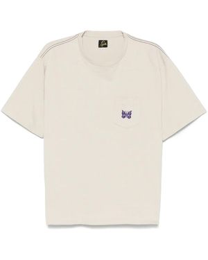 Needles バタフライ Tシャツ - ホワイト