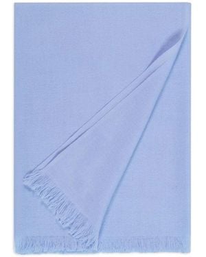 Bompard Sciarpa Con Frange - Blu