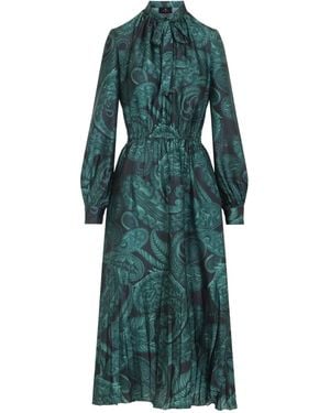 Etro Long-Sleeve Midi Dress - Green