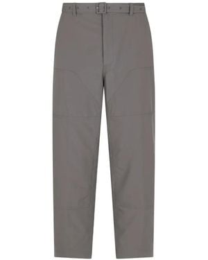 Thom Browne Belt Detail Trousers - Grey