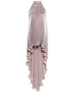 L'idée Robe Courte Caribbean À Design Plissé - Rose