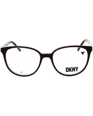 DKNY Round-Frame Glasses - Black