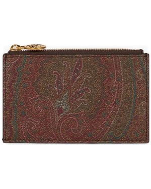 Etro Arnica Wallet - Brown