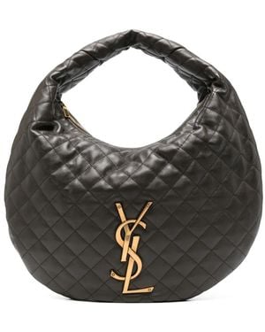 Saint Laurent Icare Quilted Nappa Bag - Black