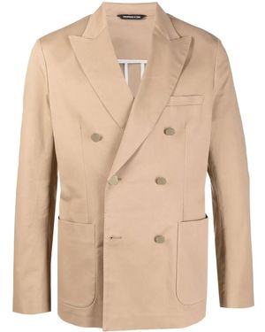 Tonello Blazer Avvitato Doppiopetto - Neutro
