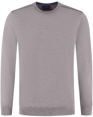 Paul & Shark Maglione Girocollo Con Logo - Grigio