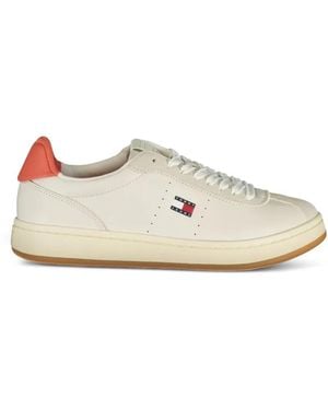 Tommy Hilfiger Baskets Archive À Patch Logo - White