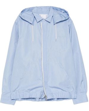 Sacai Striped Jacket - Blue