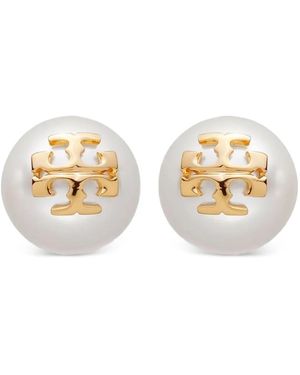 Tory Burch Kira Stud Earrings - Metallic