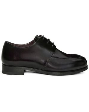Lardini Leather Derby Shoes - Black