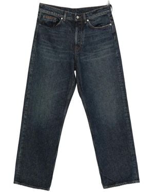 Moncler Jean À Patch Logo - Blue
