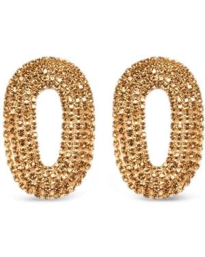 Silvia Gnecchi Liberty Crystal-Embellished Earrings - Metallic