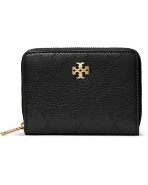 Tory Burch Small Charlie Leather Wallet - Black