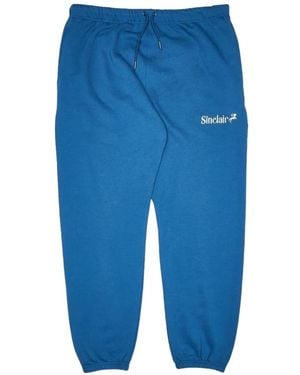 Sinclair Embroidered Logo Joggers - Blue
