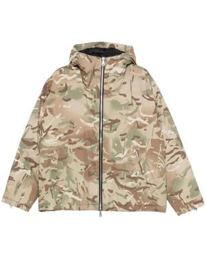 Cole Buxton Camouflage Zip Jacket - Natural