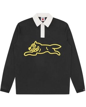 ICECREAM Collar Graphic Shirt - Black