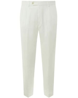 GTA IL PANTALONE Button Trousers - White