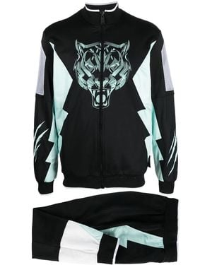 Philipp Plein Tiger-Motif Two-Piece Tracksuit - Black